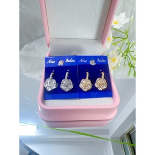 HOA TAI TITAN HÀNG MỚI VỀ, MẠ VÀNG 18K, TRANG SỨC CAO CẤP, HOA NĂM CÁNH , DÀNH CHO NỮ DÁNG SIÊU XINH