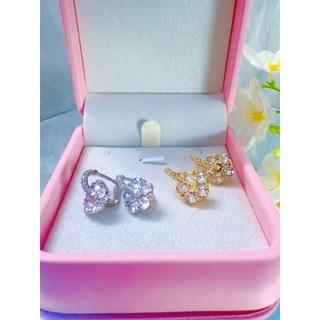 HOA TAI TITAN HÀNG MỚI VỀ, MẠ VÀNG 18K, TRANG SỨC CAO CẤP, HOA NĂM CÁNH , DÀNH CHO NỮ DÁNG SIÊU XINH