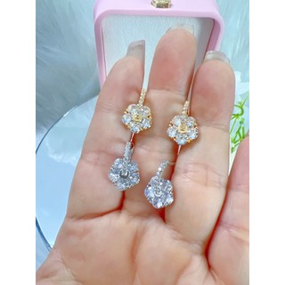 HOA TAI TITAN HÀNG MỚI VỀ, MẠ VÀNG 18K, TRANG SỨC CAO CẤP, HOA NĂM CÁNH , DÀNH CHO NỮ DÁNG SIÊU XINH