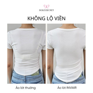 Áo Lót Kem Nền Tàng Hình Siêu Mỏng Áo Lót Su Đúc DOLLY SECRET A58