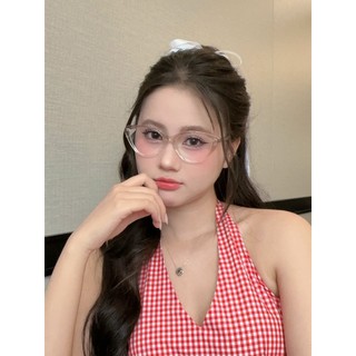 Gọng kính mắt thời trang nam nữ ANNA dáng mắt mèo cá tính chất liệu nhựa dẻo 81088