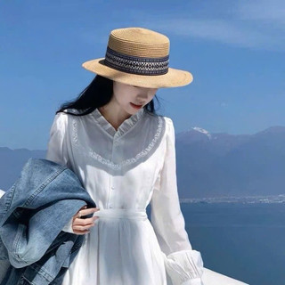 NÓN / MŨ CÓI THỔ CẨM VIỀN TRÊN CHO BẠN GÁI