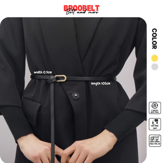Đai váy thắt lưng nữ bản nhỏ đơn giản phối blazer phong cách trang nhã bản 0.9cm