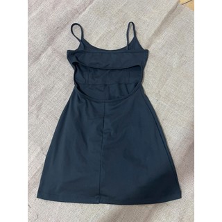 (VLT 01) [VÁY HAI DÂY ÔM BODY NỮ] Váy Dáng Ôm Màu Đen Xẻ Tà, Co Giãn Tốt, Mặc Nhà - Đi Chơi - Tập Gym Yoga