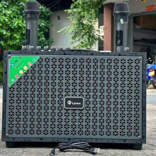 Loa Bluetooth Xách Tay Leong L-111 Sành Điệu, Âm Bass Chuẩn, Chỉnh Bass Treble Trên Micro, Pin Khỏe.