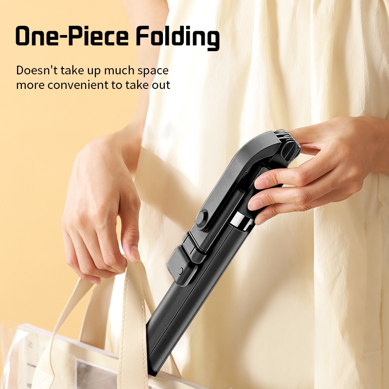 Gậy Chụp Ảnh Selfie R1-L Kèm Remote Kiêm Tripod Giá Đỡ Điện Thoại 3 Chân Có  Đèn Led Trợ Sáng | Shopee Việt Nam