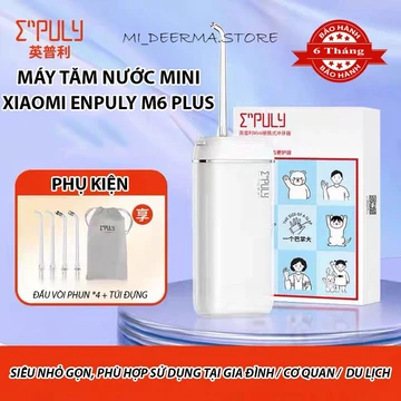 (BẢN QUỐC TẾ ) Máy tăm nước XiaomiEnpuly cầm tay bản mới nhất chống nước IPX8 máy tăm nước M6 Plus