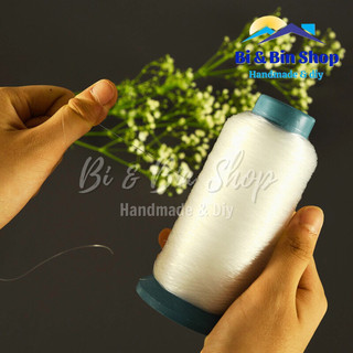 Chỉ Cước Trong Suốt Kết Cườm Đính Hạt Chuyên Nghiệp, May Ren Lưới Áo Cưới