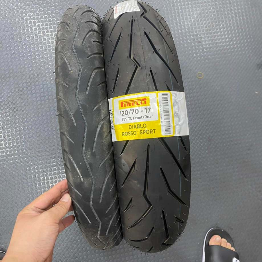 Vỏ Pirelli Diablo Rosso Sport 120/70-17, Vỏ Pirelli Diablo Rosso Sport ...