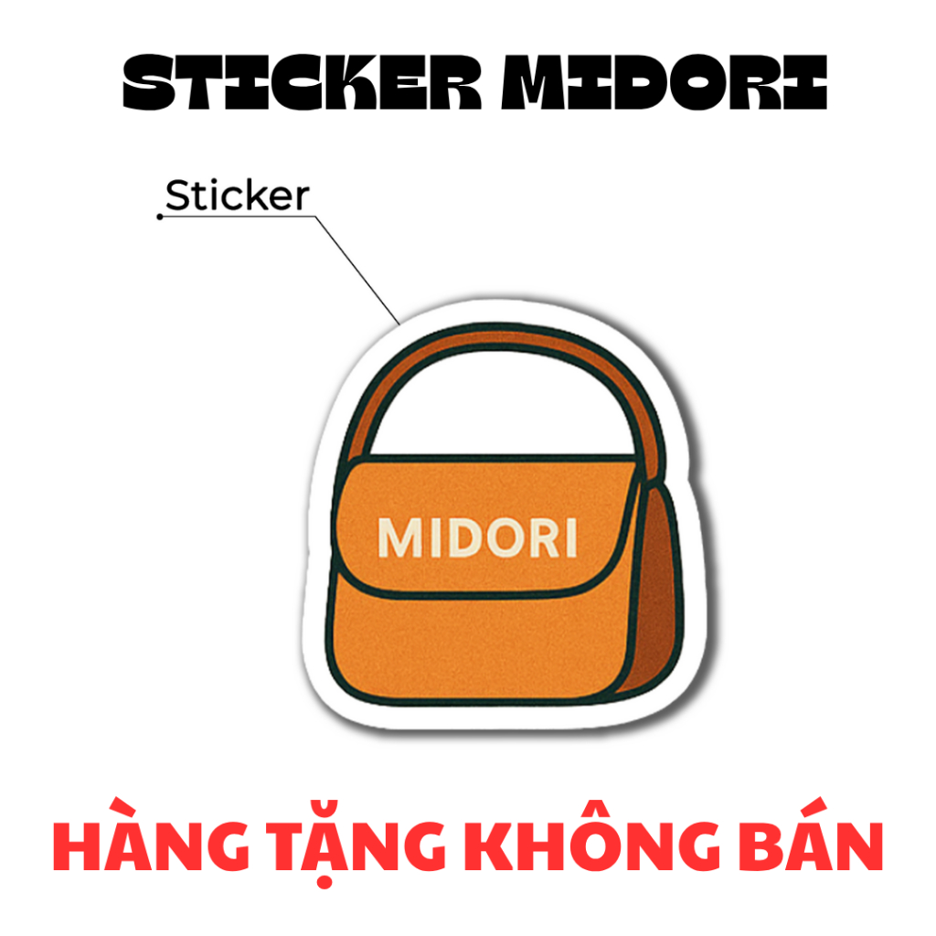 STICKER HỘP BÚT HỌC SINH XINH XẮN | MIDORI STUDIO