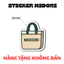 Sticker Dán Hình Túi Xách Balo Áo Thun Trang Trí Nam Nữ Thương Hiệu | UNDERTHINKER