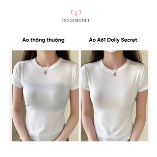 Áo Lót Không Gọng Định Hình V1 Áo Lót Su Nữ DOLLY SECRET Cup Ngang Thoáng Khí A61