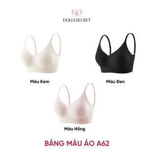 Áo Lót Không Gọng Nâng Ngực PREMIUM 2in1 Dolly Secret Áo Bra Độn Ngang Tự Nhiên A62