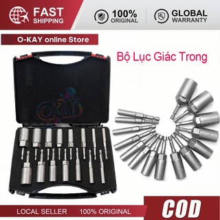 Bộ Đầu Khẩu Chụp Sâu Lòng Dài 80mm, Chân Lục Giác, Lắp Máy Khoan Bắn Vít, 15 Chi Tiết, Tiện Dụng, Giá Tốt trên Shopee