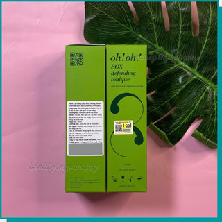 Nước Cân Bằng, Làm Sạch Và Chống Oxy Hóa oh!oh! EOX Defending Tonique (with Allantoin & Chamomile Extract) 150ml