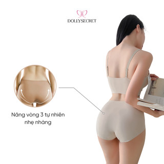 Set 3 Quần Lót Su Nữ Inviwear Kháng Khuẩn 7A Không Viền Tàng Hình Thoáng Mát DOLLY SECRET Q12