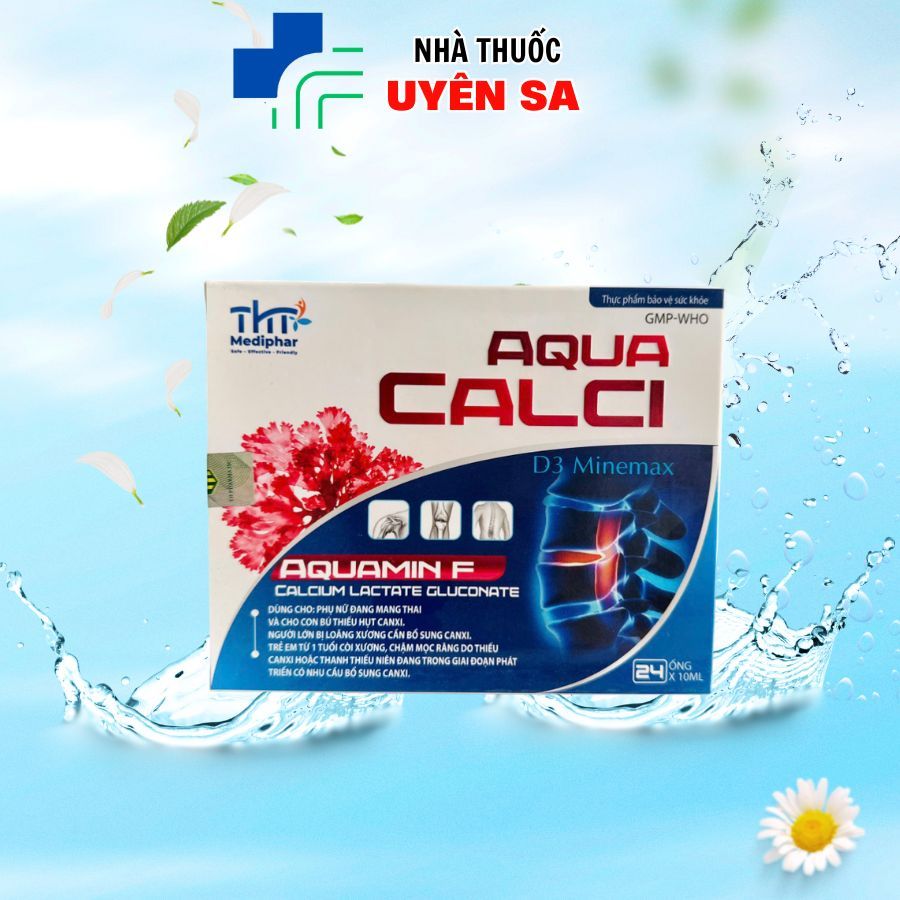 [CHÍNH HÃNG] AQUA CALCI Bổ sung calci và Vitamin D3 | Shopee Việt Nam