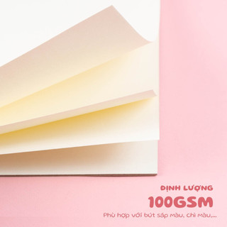 Vở Vẽ Capybara, Vở Vẽ Mỹ Thuật A4 MONDEZ 20 Tờ Giấy 100gsm Phù Hợp Cho Bé Vẽ Tranh,Tô Màu S009/S010