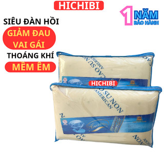 [BH 1 NĂM] Gối ôm cao su non nhân tạo, gối ôm cao su siêu êm ái cho giấc ngủ và sức khỏe kích thước 30x99cm cao cấp