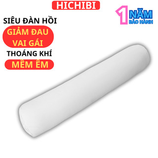 Gối ôm cao su trắng 20x99cm thoáng và hút khí, ruột gối ôm cao su non đàn hồi cực êm ái cao cấp