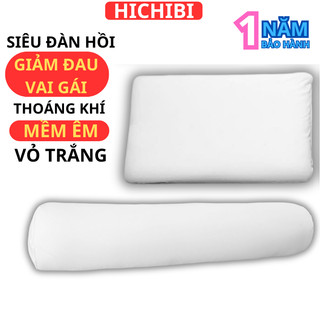 Gối ôm cao su trắng 20x99cm thoáng và hút khí, ruột gối ôm cao su non đàn hồi cực êm ái cao cấp