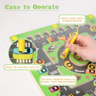 Đồ chơi trí tuệ - Đồ chơi giáo dục - Đồ chơi Quản Lý Bãi Xe, kích thước 30cm x 30cm