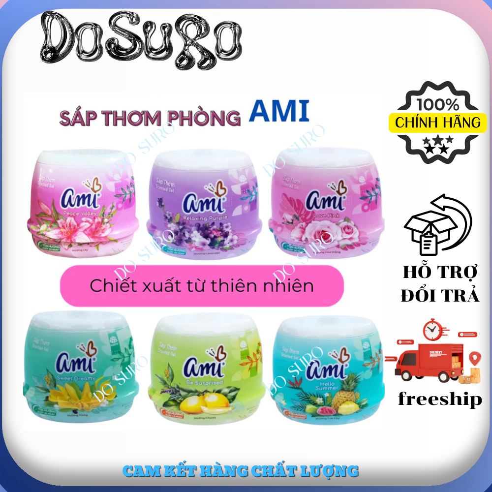 Sáp thơm để phòng Ami hộp 200g