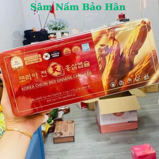 (CHÍNH HÃNG) Viên Đạm Thiên Sâm Cheon Red Ginseng Capsule Giúp Ăn Ngon Ngủ Tốt, Tăng Cường Sức Khỏe