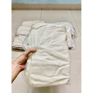 [Không khoá] Túi tote trắng trơn size 35x40cm, phôi túi trắng vẽ nghệ thuật, phong cách tối giản hàng ngày, túi thêu