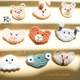 Ghim cài áo hoạt hình siêu dễ thương 3cm, 4cm|Pin, trâm cài balo, cặp, huy hiệu |Shop Rô Handmade