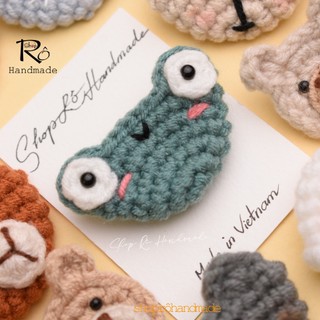 Ghim cài áo hoạt hình siêu dễ thương 3cm, 4cm|Pin, trâm cài balo, cặp, huy hiệu |Shop Rô Handmade