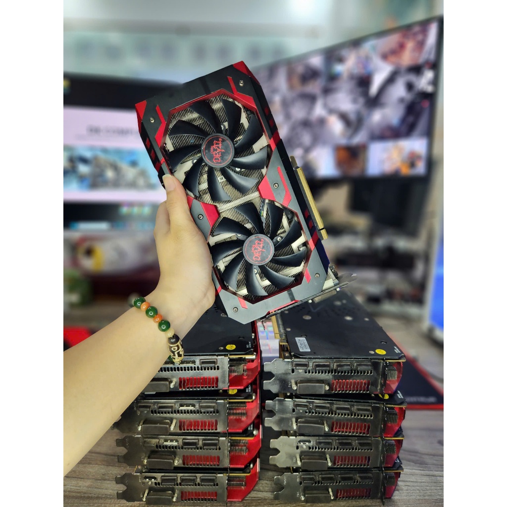 [DK COMPUTER] VGA Powercolor RX 580 8G RED DEVIL | Shopee Việt Nam