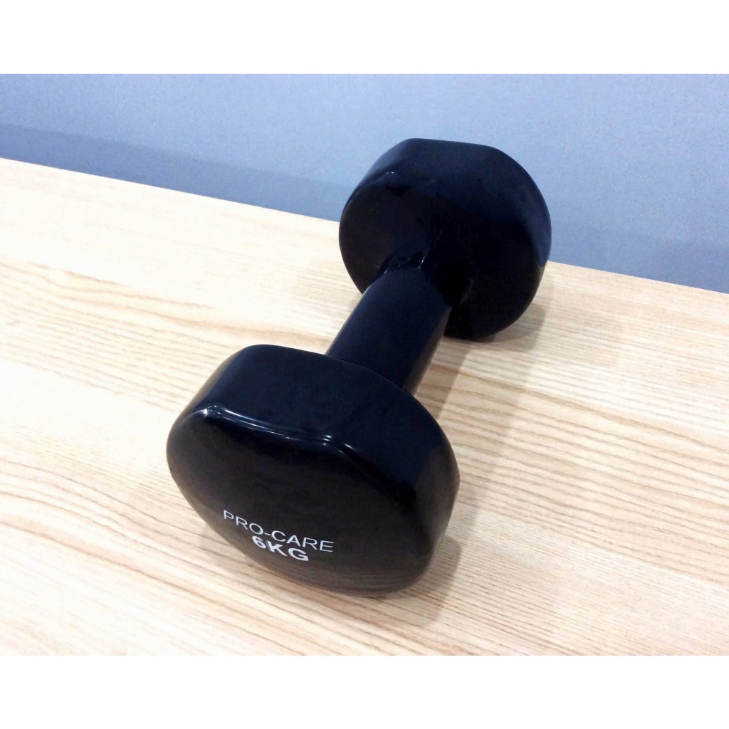 Tạ Tay Dumbbells Cao Su Lõi Sắt Pro-Care Đài Loan - Trọng Lượng Tạ từ 5KG đến 10KG (1 Cái)