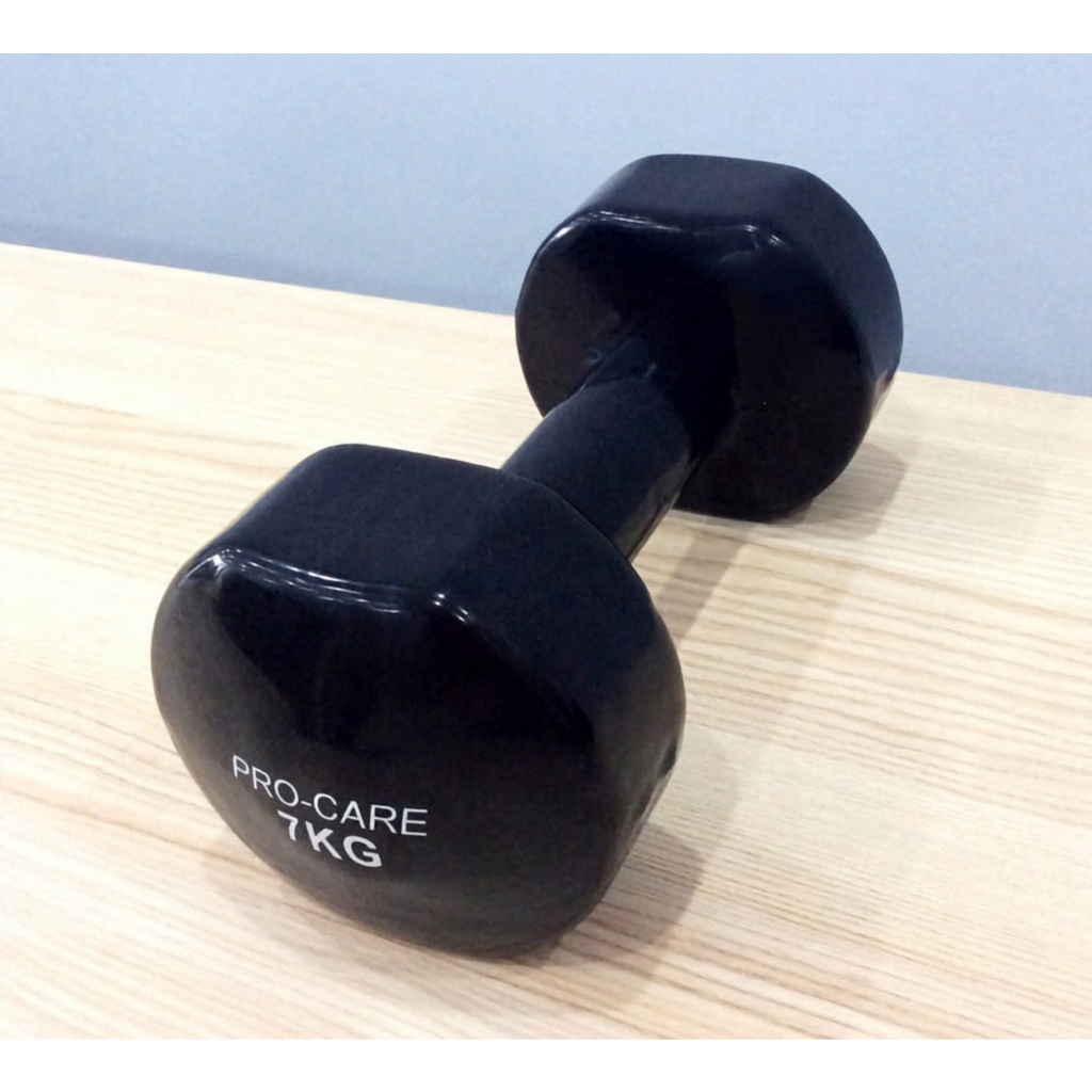 Tạ Tay Dumbbells Cao Su Lõi Sắt Pro-Care Đài Loan - Trọng Lượng Tạ từ 5KG đến 10KG (1 Cái)