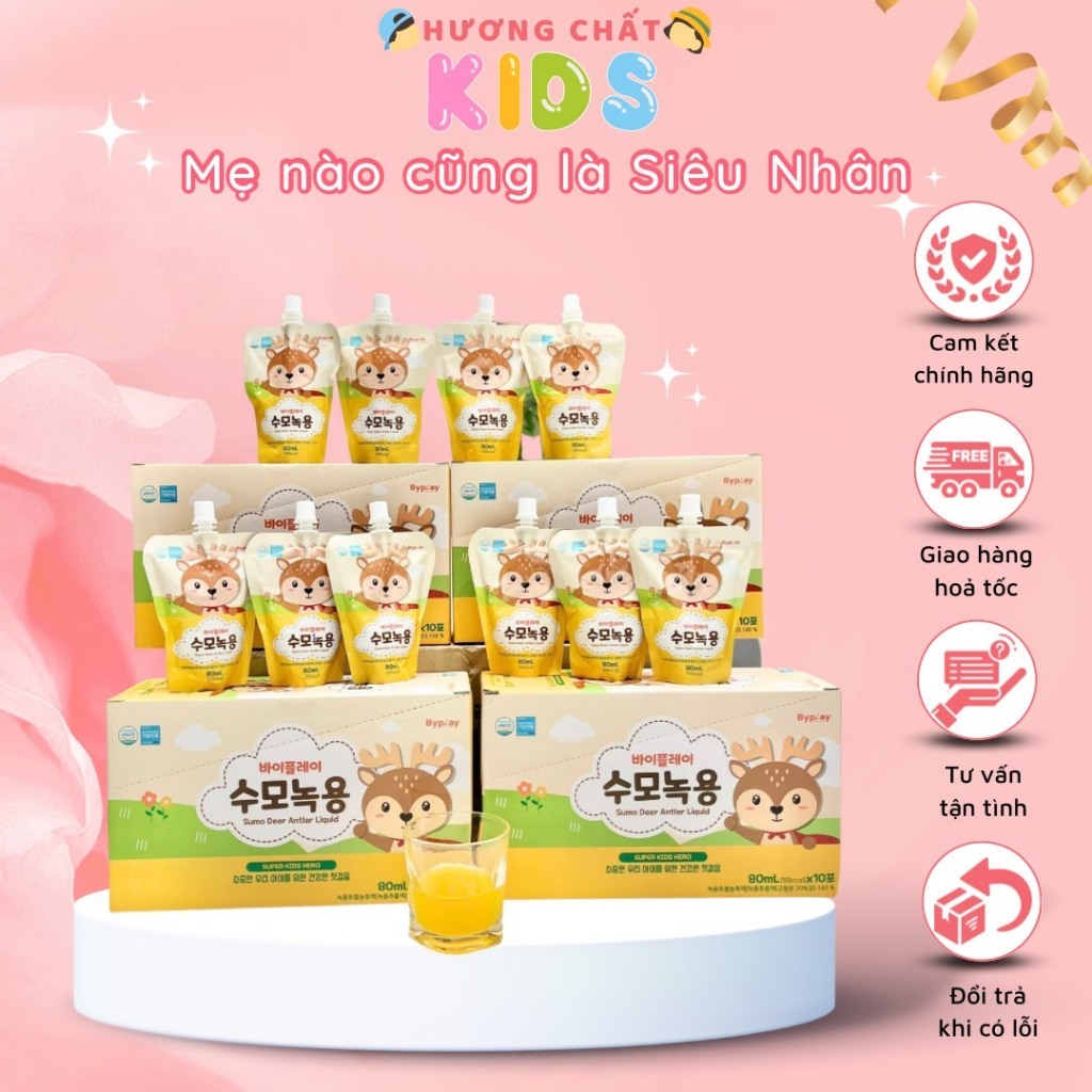 Gạc Hươu Non Sumo Chiết Xuất Nhung Hươu Hỗ Trợ Tăng Cân, Giúp Con Ăn Ngon