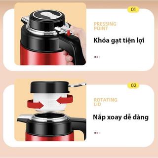 Ấm Siêu Tốc CUCKOO ST21 2In1,Ấm Đun Nước Giữ Nhiệt Siêu Tốc Công Suất 1300W Cao Cấp Dung Tích 3L (hàng tốt)