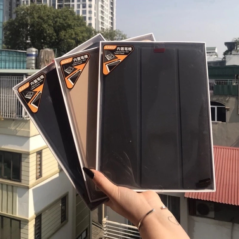 Bao Kaku TPU có khay cài bút gập dựng thông minh cho IPad A16 Gen11 Gen 10 - bao da IPad Gen10(A16)