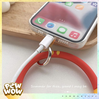 Dây Đeo Cổ Tay Nhựa PVC Dẻo Kèm Tag Phong Cách Nhân Vật Hoạt Hình Bánh Donuts Cute Đáng Yêu