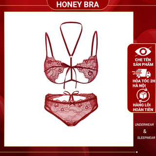 Bộ Đồ Lót Ren Mảnh DL10 – Thiết Kế Sexy Tinh Tế – 3 Màu Sang Chảnh