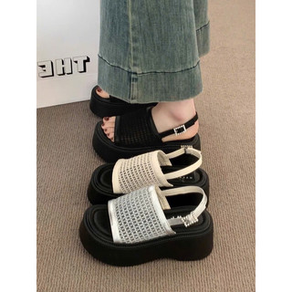 Dép Sandal LƯỚI đế xuồng 7 phân tôn dáng