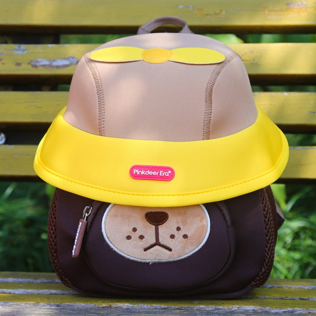 ( Mẫu đẹp )Balo hoạ tiết nấm thời trang SM BABY cho bé mầm non-mẫu giáo(1-5 tuổi)-chất liệu cao cấp