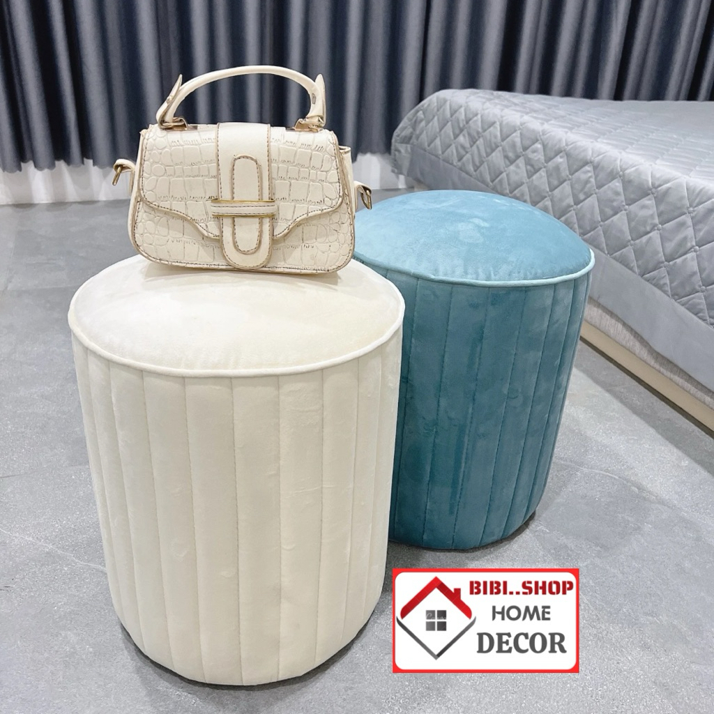 Ghế Đôn Sofa Ghế Bàn Trang Điểm, Ghế Đôn Sofa Bọc Mút Dày Dặn