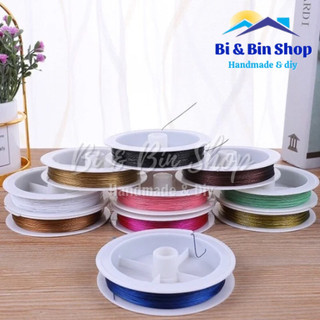 Cuộn Dây Cước Nhiều Màu Lõi Thép (Thép bọc nhựa) Làm Dây Chuyền Vòng Tay, Trang Sức Handmade