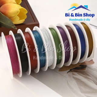 Cuộn Dây Cước Nhiều Màu Lõi Thép (Thép bọc nhựa) Làm Dây Chuyền Vòng Tay, Trang Sức Handmade