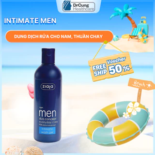 Dung Dịch Vệ Sinh Cho Nam Ziaja Men Duo Concept Everyday Cảm Intimate Wash Gel - Dưỡng Ẩm, Khử Mùi Hôi