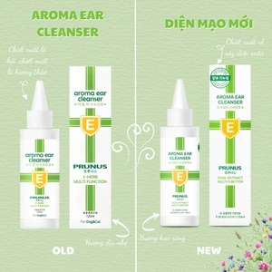 Dung dịch vệ sinh tai kháng khuẩn Prunus Aroma Ear Cleanser Renewal _ Pet Love Premium