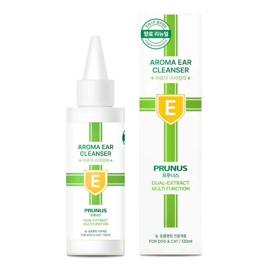 [ NEW ] Dung dịch vệ sinh tai kháng khuẩn Prunus Aroma Ear Cleanser Renewal _ Pet Love Premium