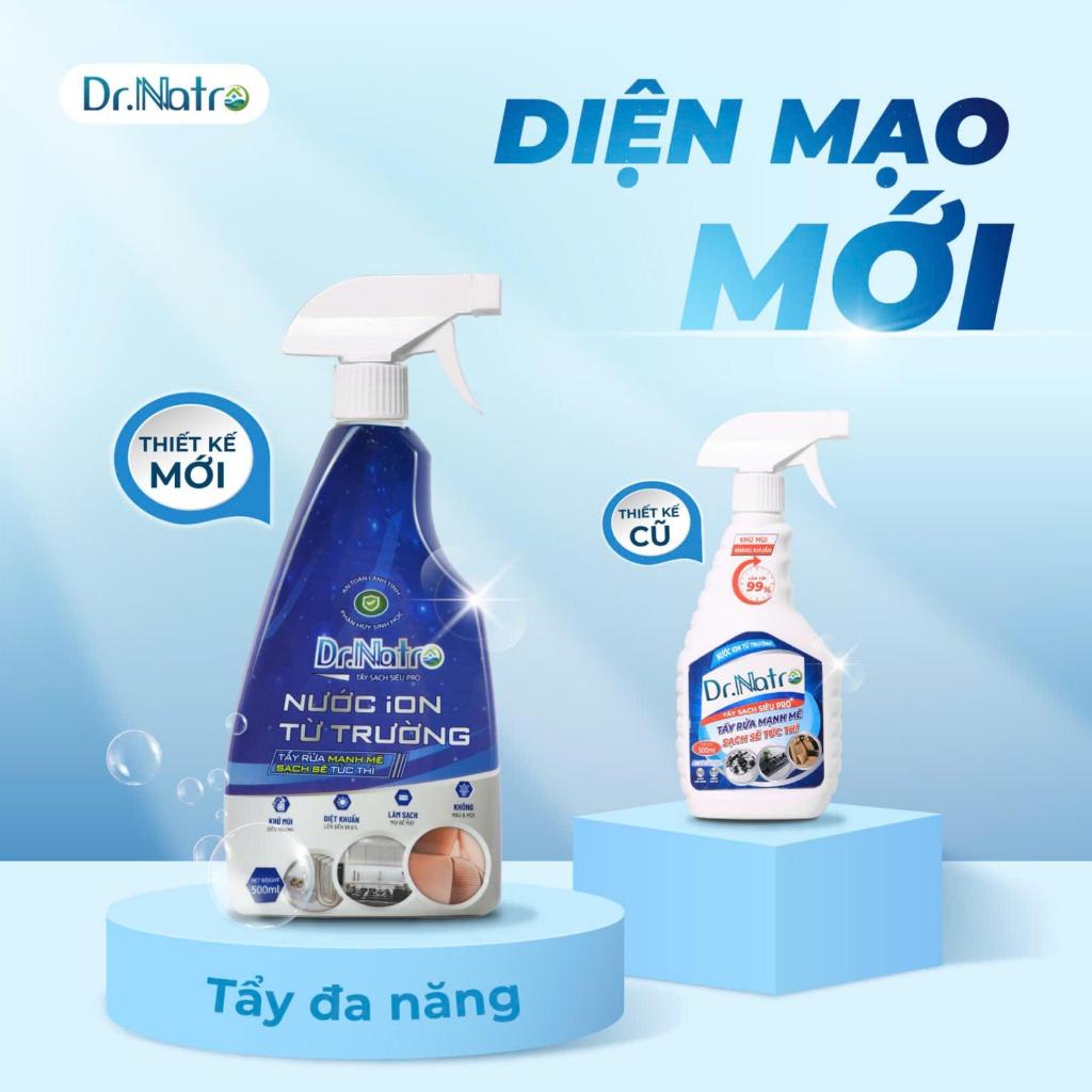 Sử dụng Chai Nước Tẩy Rửa Đa Năng Dr Natro trong đời sống