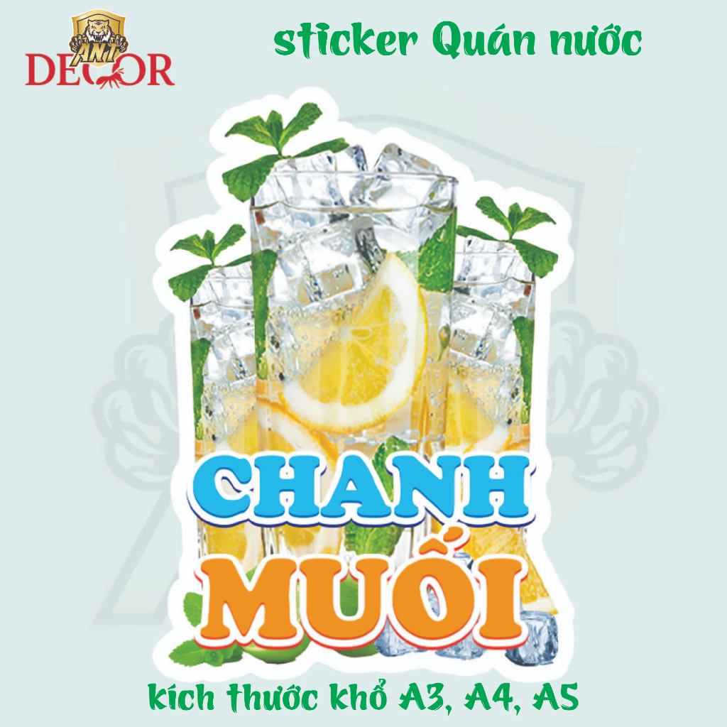 Decal Chanh Muối Khổ A4 – Giấy Dán Tem Nhãn Vintage – Bám Mực Tốt, Dán Chắc, Màu Đẹp