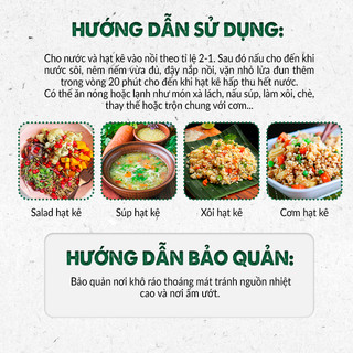 Hạt kê hữu cơ đã bóc vỏ Markal 500g dùng nấu súp, salad, trộn cùng cơm